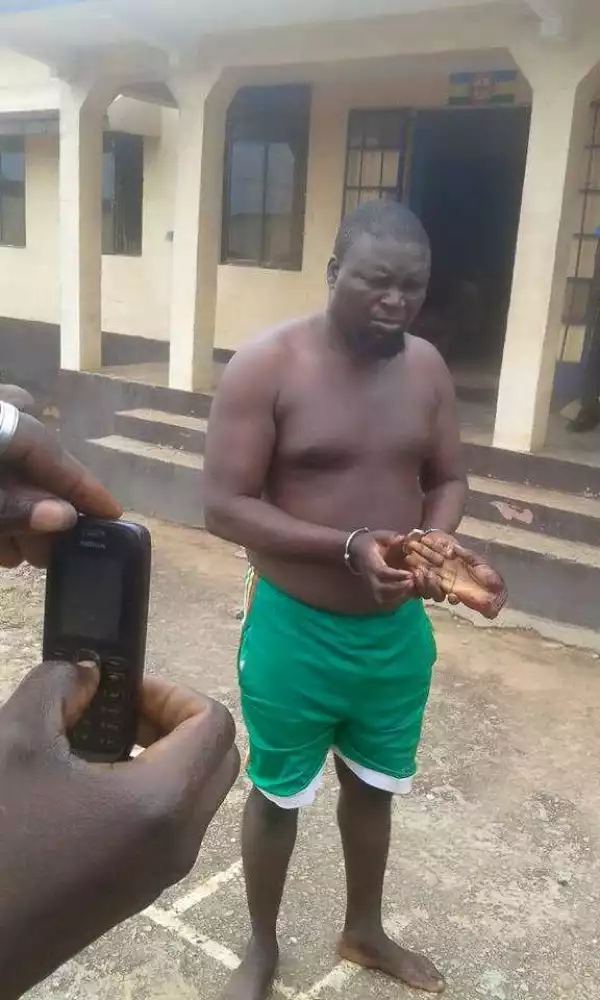 Photo: Ritualist Kills Man, Dismembers His Body And Distributes The Parts